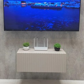 Тумба подвесная под ТВ LINES MTV1-MA 750 Бежевый (Леда-М 10.1.5) в Белоярском (ХМАО) - beloiarskii.ok-mebel.com | фото 5