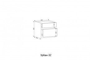 УРБАН- 32 Тумба в Белоярском (ХМАО) - beloiarskii.ok-mebel.com | фото 2