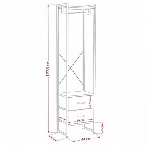 Вешалка гардеробная Ноа в Белоярском (ХМАО) - beloiarskii.ok-mebel.com | фото 11