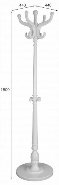 Вешалка-стойка В 1Н в Белоярском (ХМАО) - beloiarskii.ok-mebel.com | фото 7