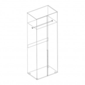 ВИТА Шкаф 2-ств для одежды в Белоярском (ХМАО) - beloiarskii.ok-mebel.com | фото 2