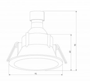 Встраиваемый светильник Elektrostandard Side 25059/01 в Белоярском (ХМАО) - beloiarskii.ok-mebel.com | фото 6