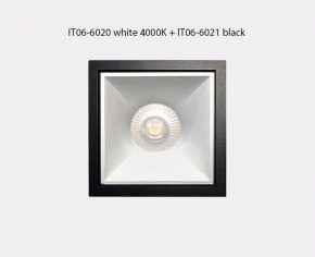 Встраиваемый светильник Italline IT06-6020 IT06-6020 white 4000K + IT06-6021 white в Белоярском (ХМАО) - beloiarskii.ok-mebel.com | фото 3