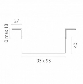Встраиваемый светильник Lightstar Domino G214503 в Белоярском (ХМАО) - beloiarskii.ok-mebel.com | фото 4
