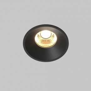 Встраиваемый светильник Maytoni Round DL058-7W2.7K-B в Белоярском (ХМАО) - beloiarskii.ok-mebel.com | фото 3