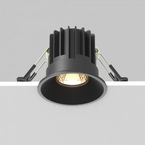 Встраиваемый светильник Maytoni Round DL058-7W2.7K-B в Белоярском (ХМАО) - beloiarskii.ok-mebel.com | фото 4