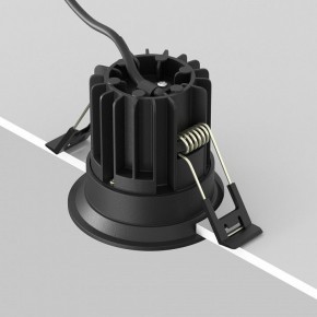 Встраиваемый светильник Maytoni Round DL058-7W2.7K-B в Белоярском (ХМАО) - beloiarskii.ok-mebel.com | фото 6