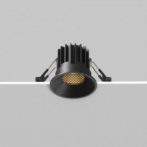 Встраиваемый светильник Maytoni Round DL058-7W2.7K-B в Белоярском (ХМАО) - beloiarskii.ok-mebel.com | фото 7