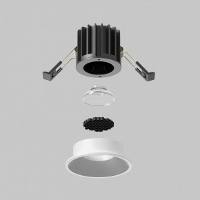 Встраиваемый светильник Maytoni Round DL058-7W2.7K-W в Белоярском (ХМАО) - beloiarskii.ok-mebel.com | фото 5