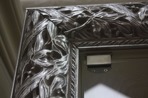 Зеркало большое Тиффани Premium черная/серебро (ТФ/02(П) в Белоярском (ХМАО) - beloiarskii.ok-mebel.com | фото 4