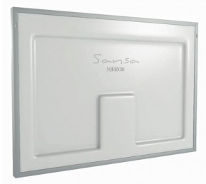 Зеркало Dream 100 alum с подсветкой Sansa (SD1024Z) в Белоярском (ХМАО) - beloiarskii.ok-mebel.com | фото 2
