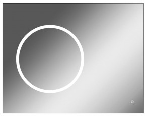 Зеркало Eclipse 90 black с подсветкой Sansa (SE1031Z) в Белоярском (ХМАО) - beloiarskii.ok-mebel.com | фото